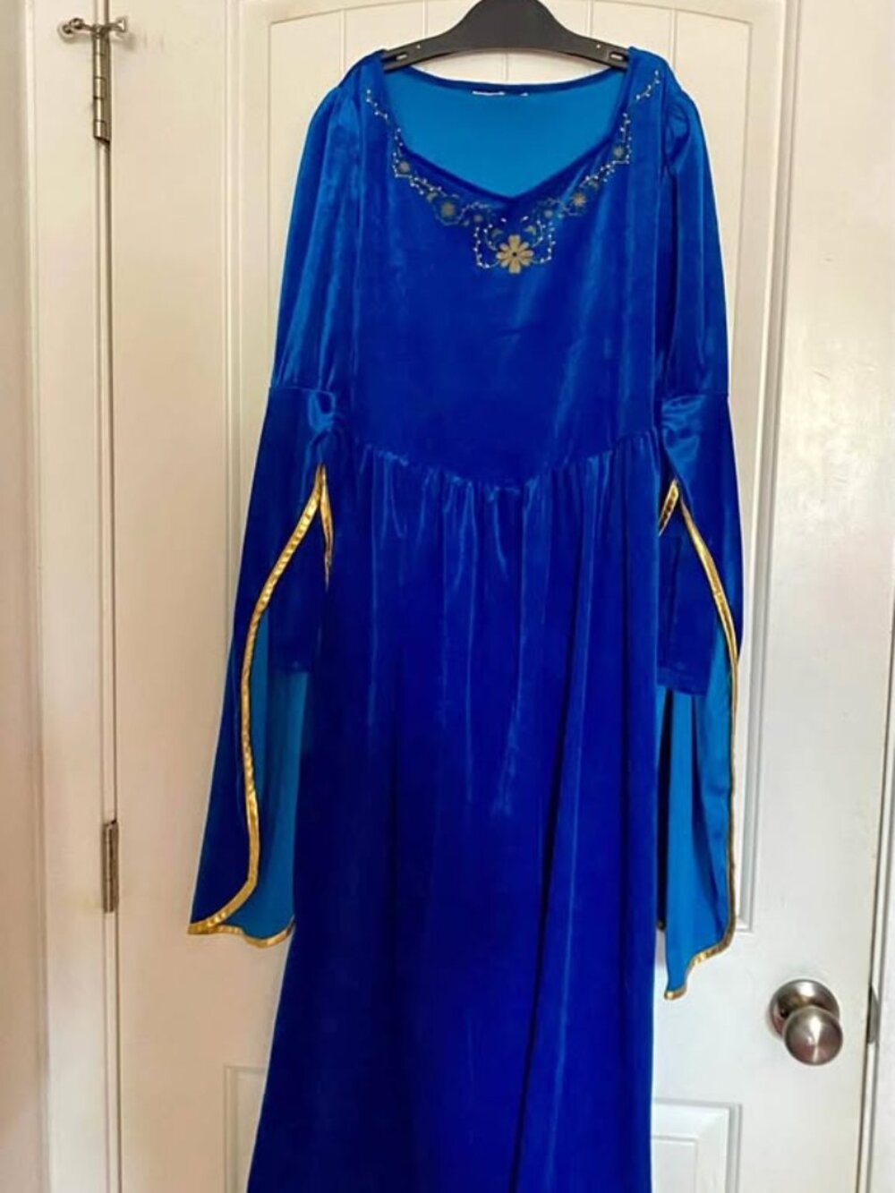 Medieval Cosplay Costume Velvet Gown